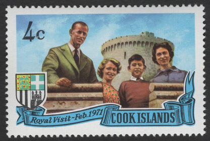 SCG11794 - Cook Islands 1971 Royal Visit Commemorative Set (4c & 10c)