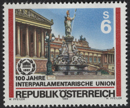 SCG7273 - Austria 1989 – Centenary of the Inter-Parliamentary Union & 900 Years of Melk Abbey