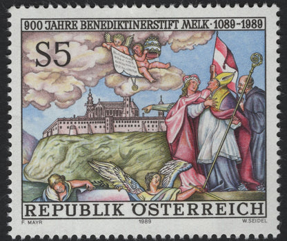 SCG7273 - Austria 1989 – Centenary of the Inter-Parliamentary Union & 900 Years of Melk Abbey