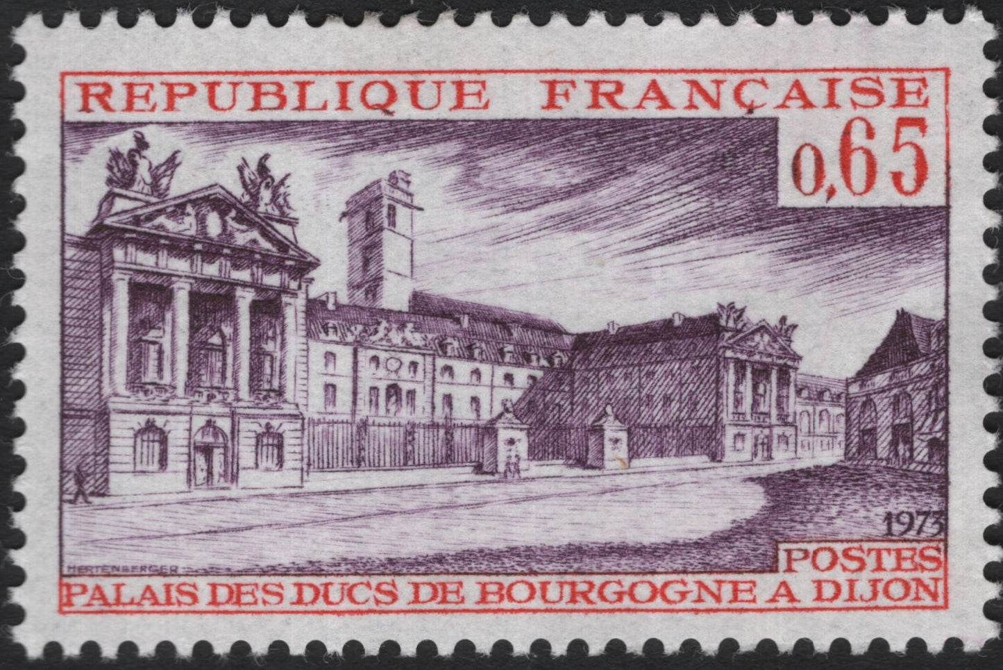 SCG8201 - France 1973 – Palais des Ducs de Bourgogne, Dijon