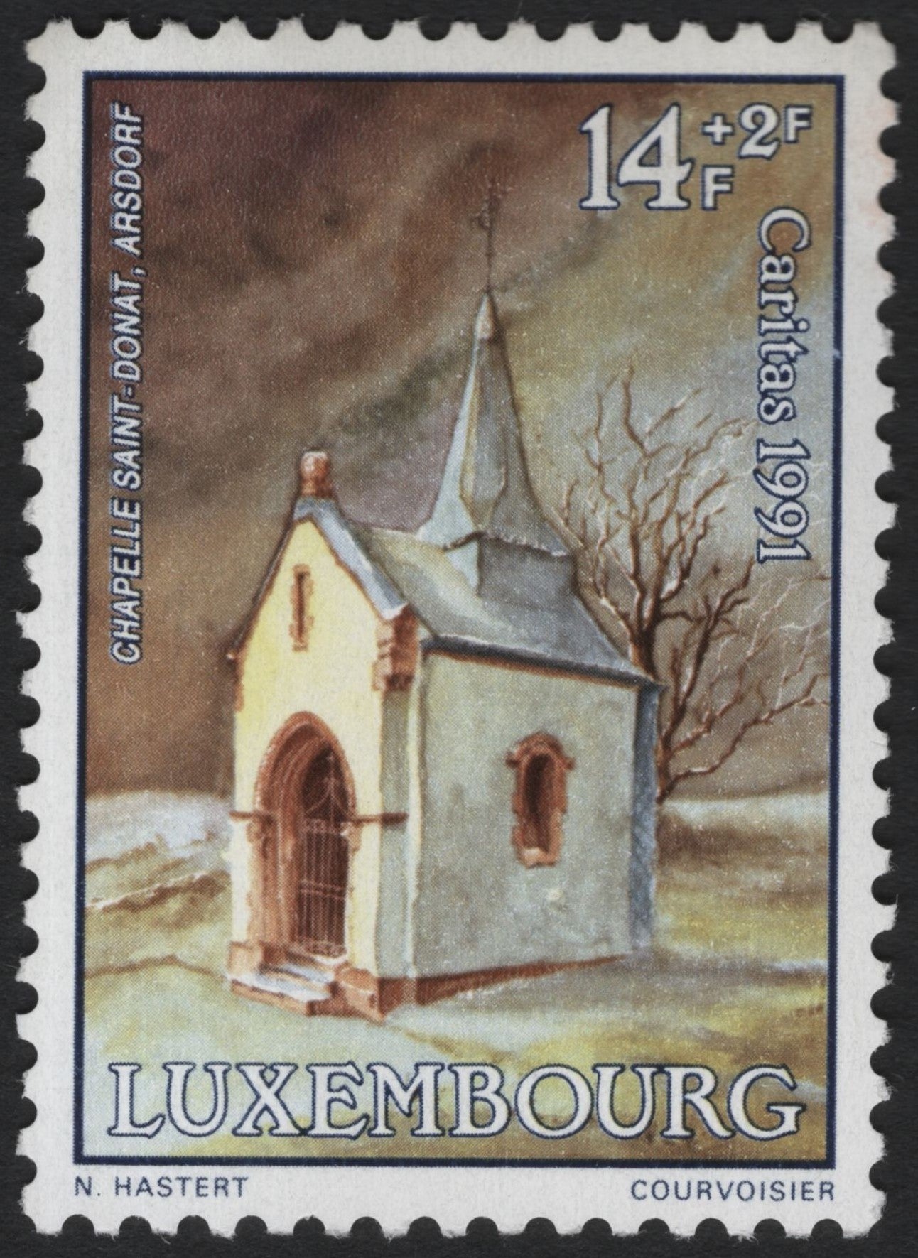 SCG9768 - Luxembourg 1991 Caritas – Chapelle Saint-Donat, Arsdorf (14F + 2F)