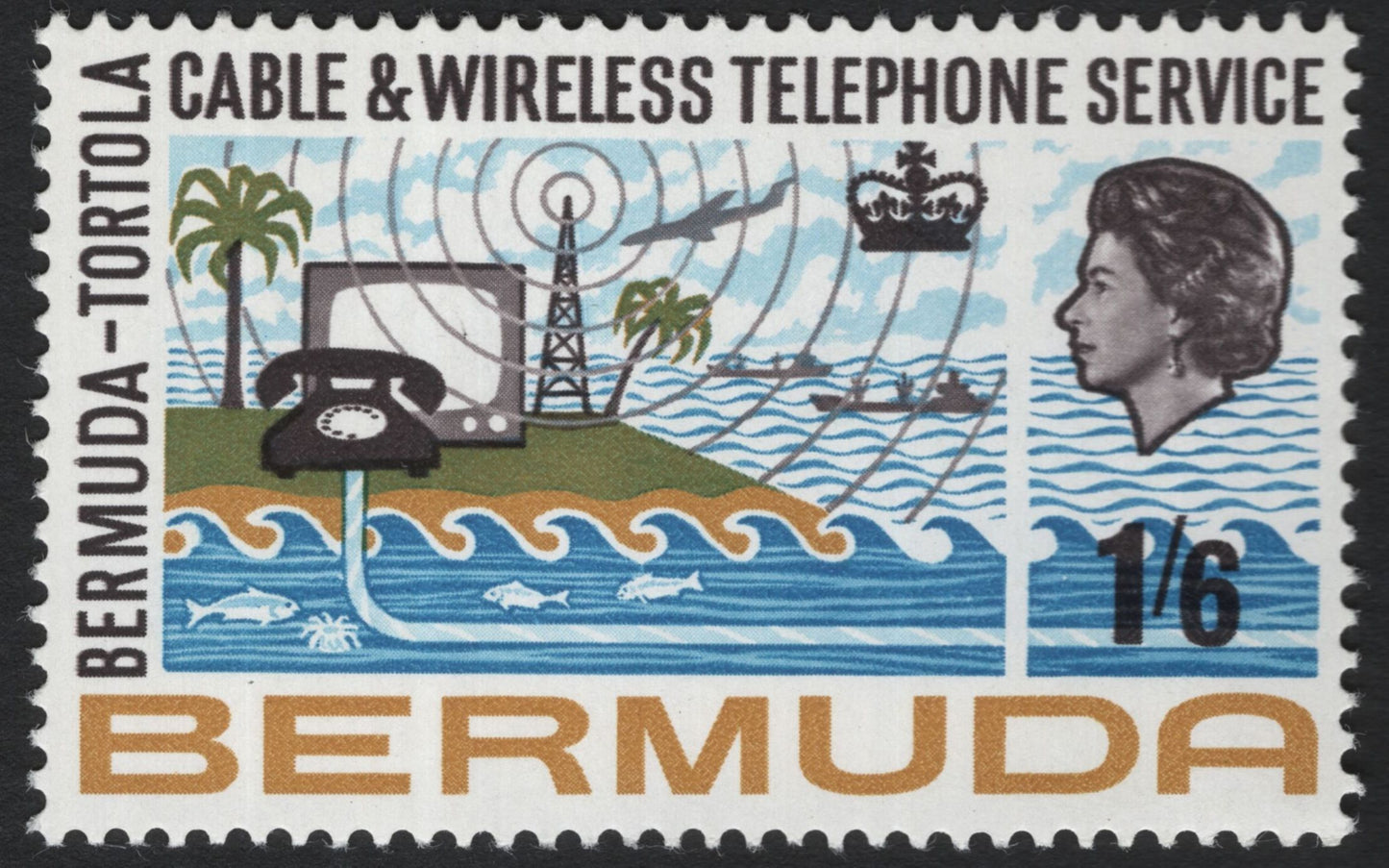 SCG7274 - Bermuda–Tortola Cable & Wireless Telephone Service (1960s)