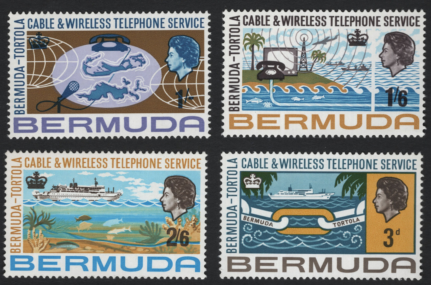 SCG7274 - Bermuda–Tortola Cable & Wireless Telephone Service (1960s)