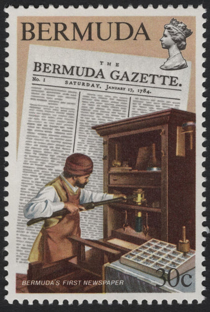 SCG7275 - Bermuda – Joseph Stockdale and The Bermuda Gazette (1984)