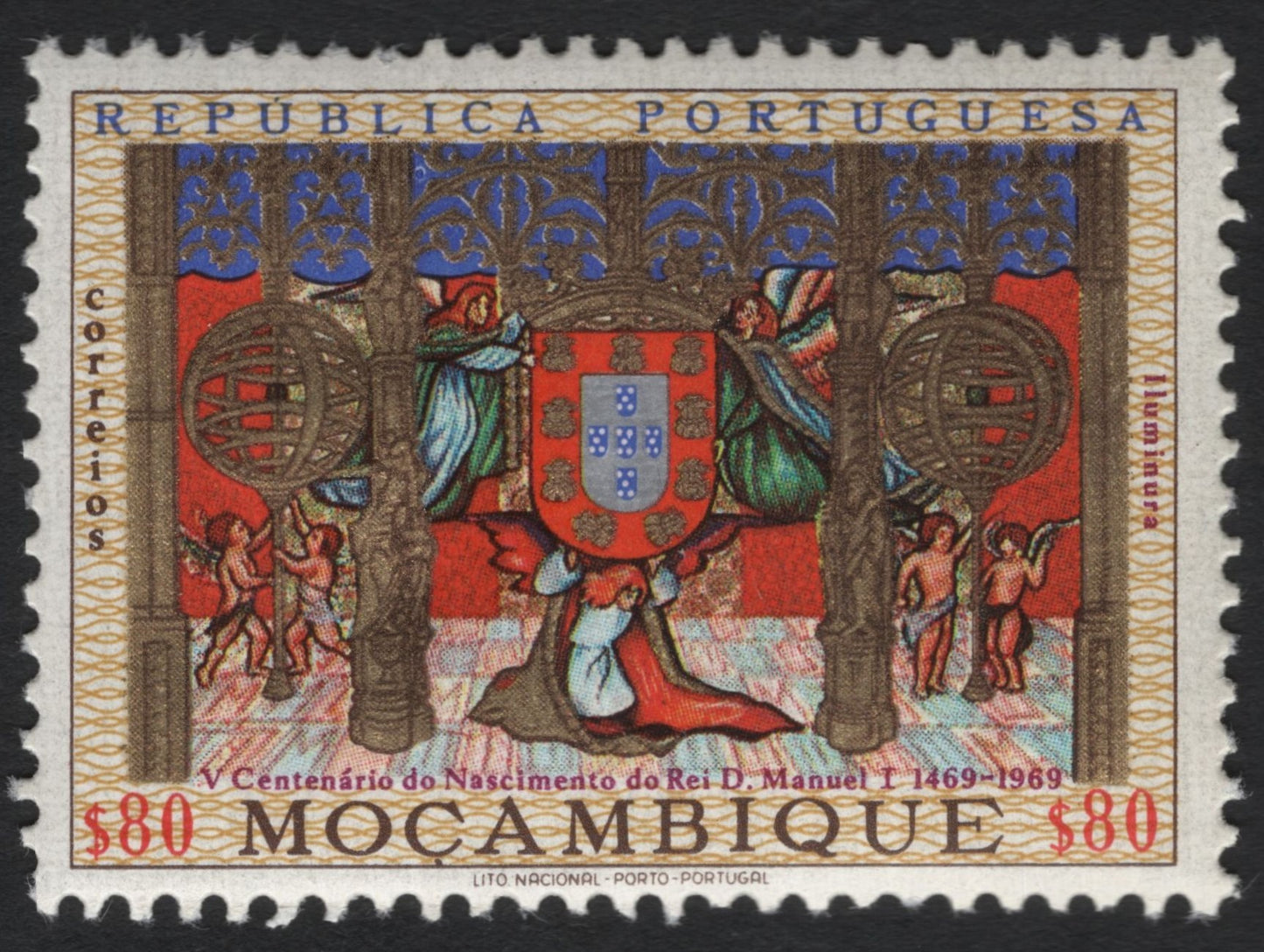 SCG6545 - Mozambique 1969 — 500th Birth Anniversary of King Manuel I