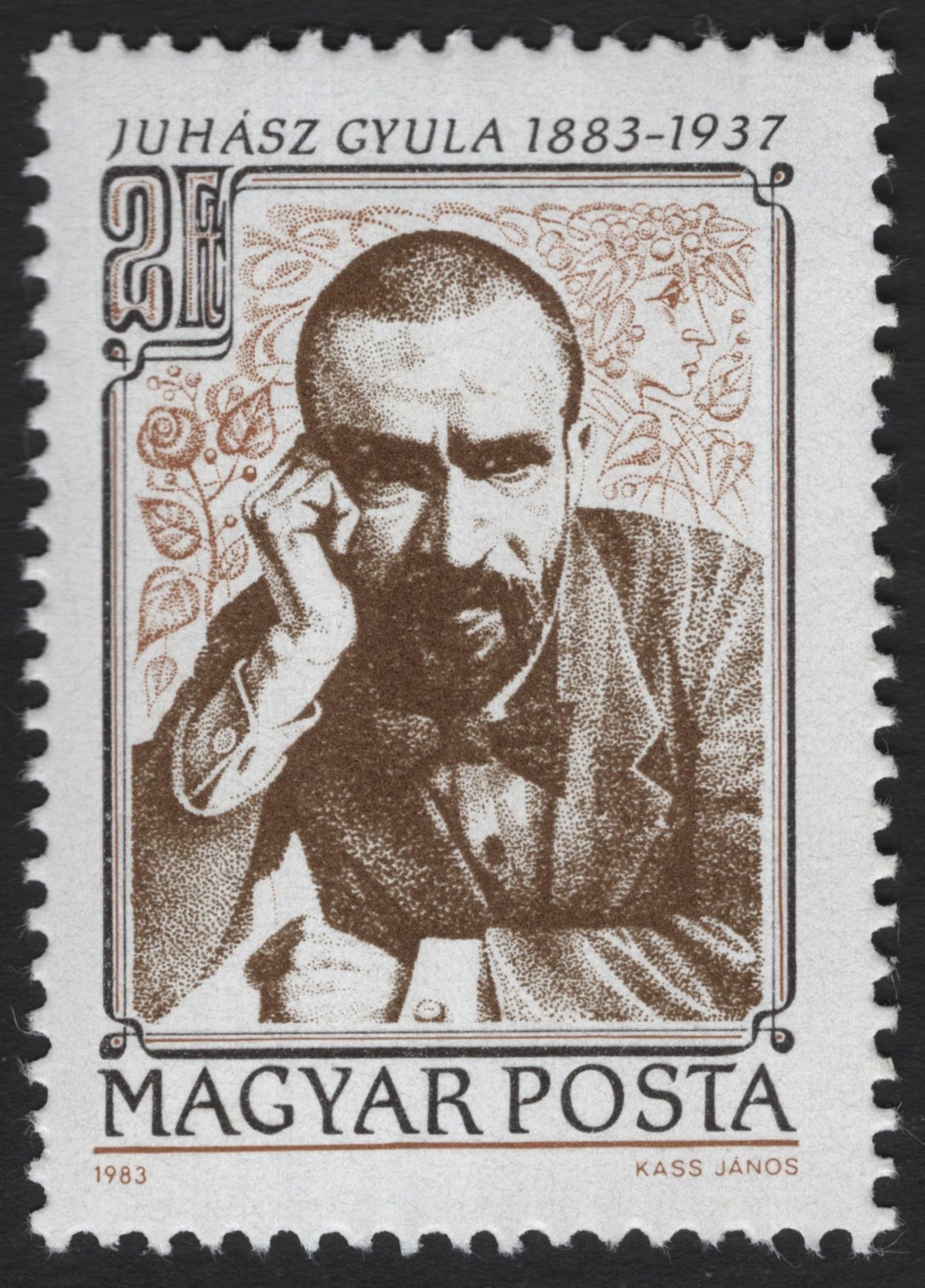 SCG9779 - 🇭🇺 Hungary 1983 – Gyula Juhász (1883–1937) – 2 Ft
