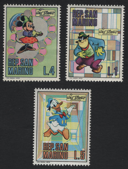 SCG7271 - 1970 Walt Disney Characters – San Marino Issue