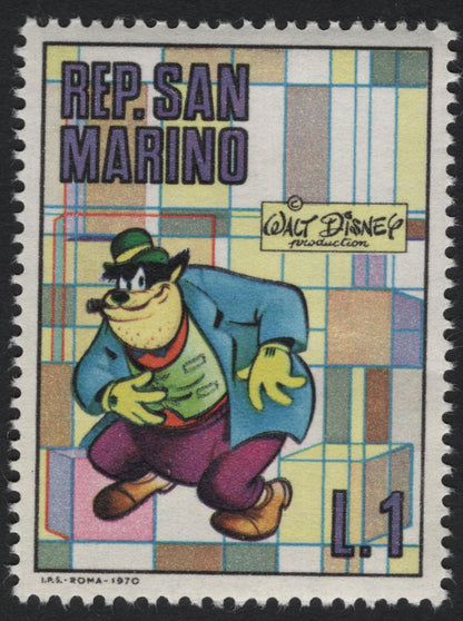 SCG7271 - 1970 Walt Disney Characters – San Marino Issue