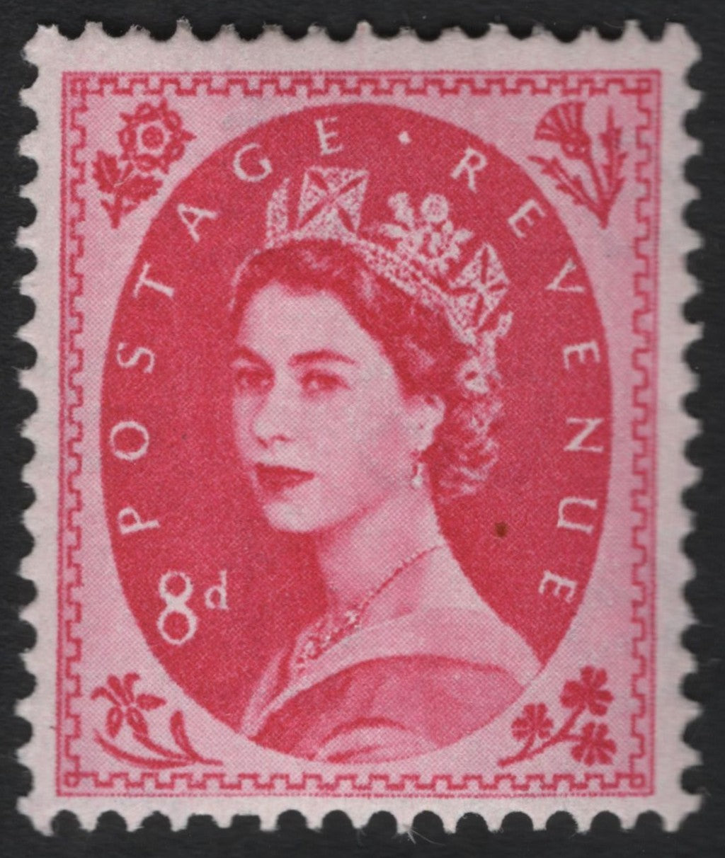 SCG9366 - 🇬🇧 Great Britain – QEII Wilding Definitive 8d Carmine