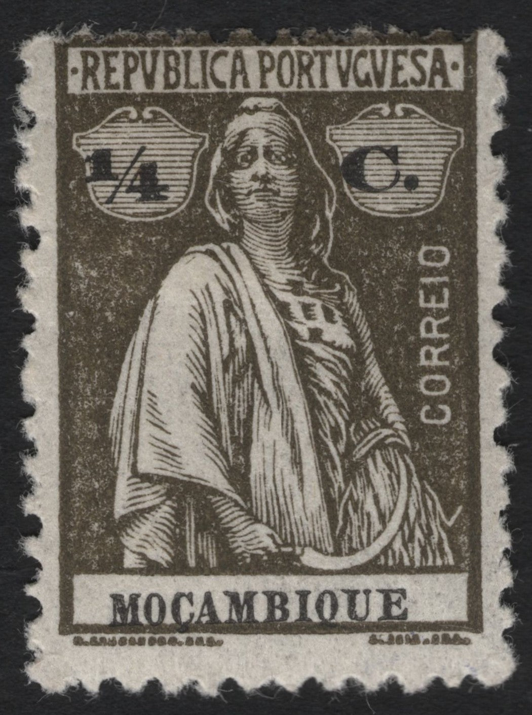 SCG9367 - Mozambique – Ceres Issue with Surcharge (c.1910s–1920s)