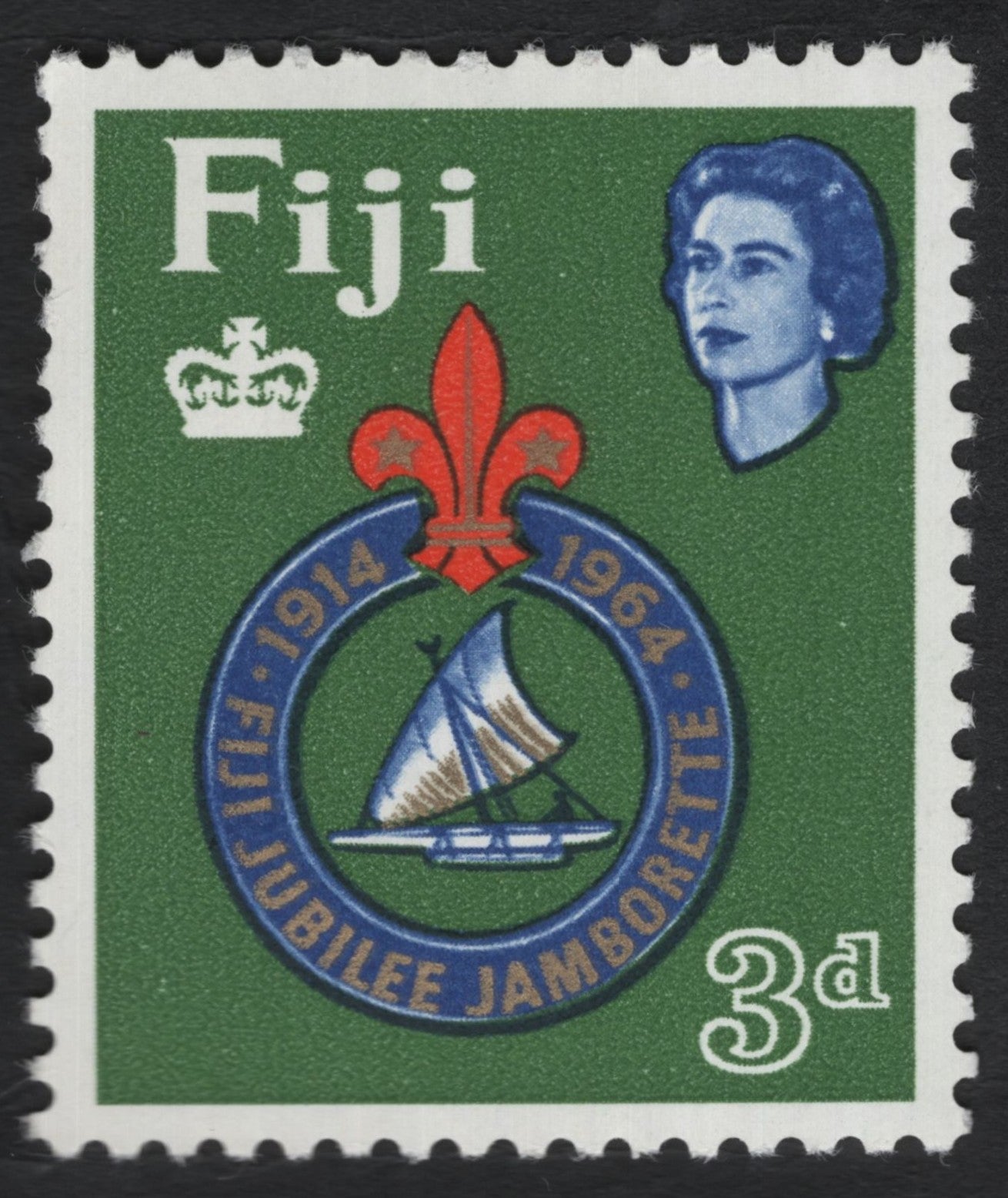 SCG9765 - Fiji 1964 Scout Golden Jubilee Jamborette – 3d Commemorative