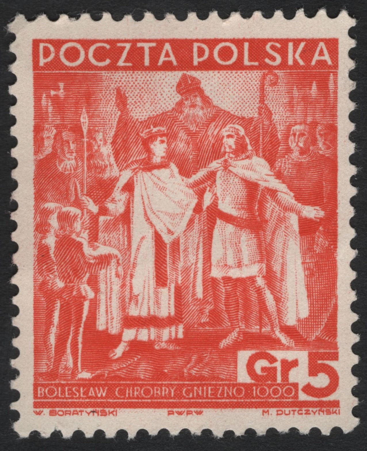 SCG6691 - Poland 1938 – Bolesław Chrobry, Congress of Gniezno (1000 AD)