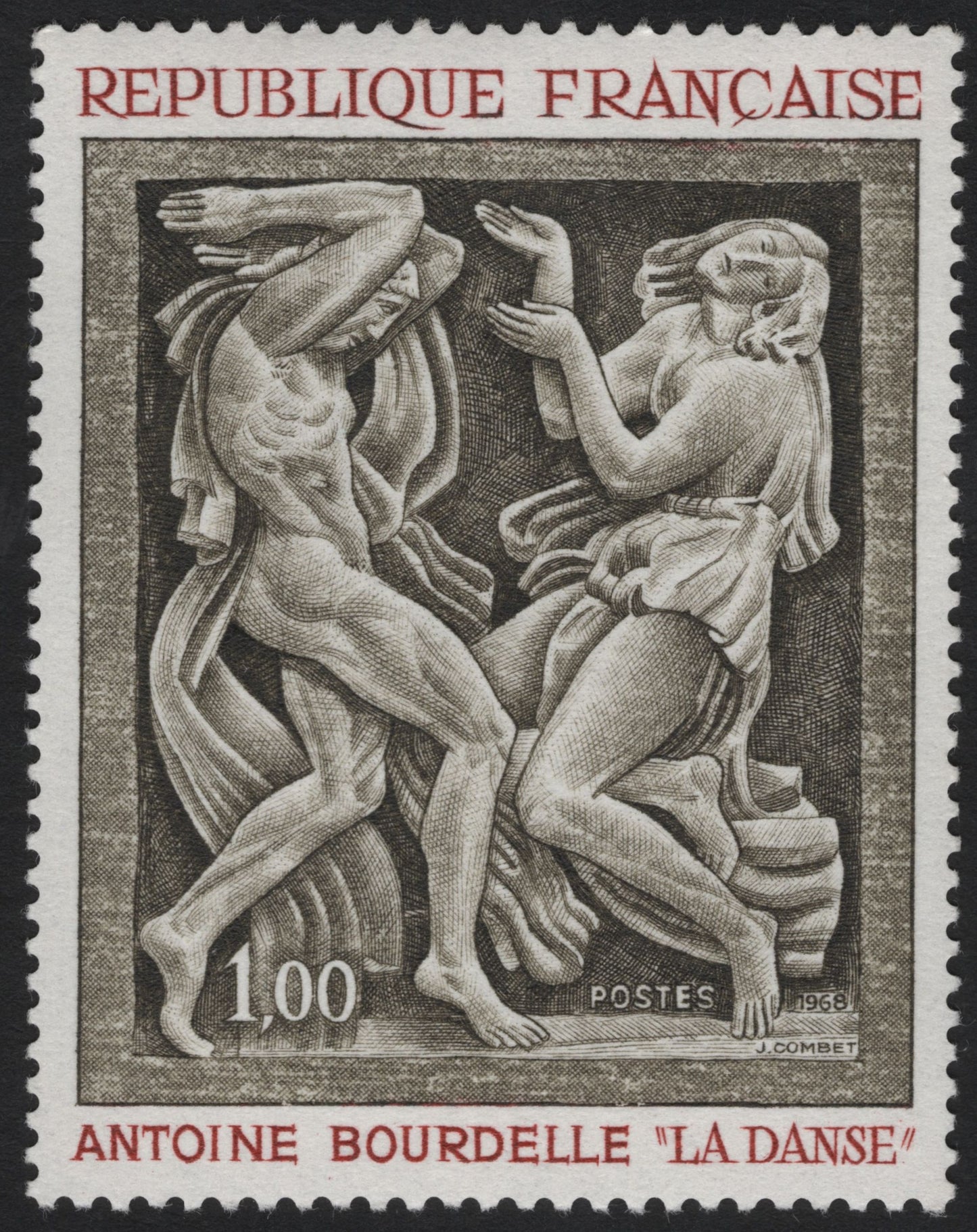SCG6693 - France 1968 – Antoine Bourdelle “La Danse”