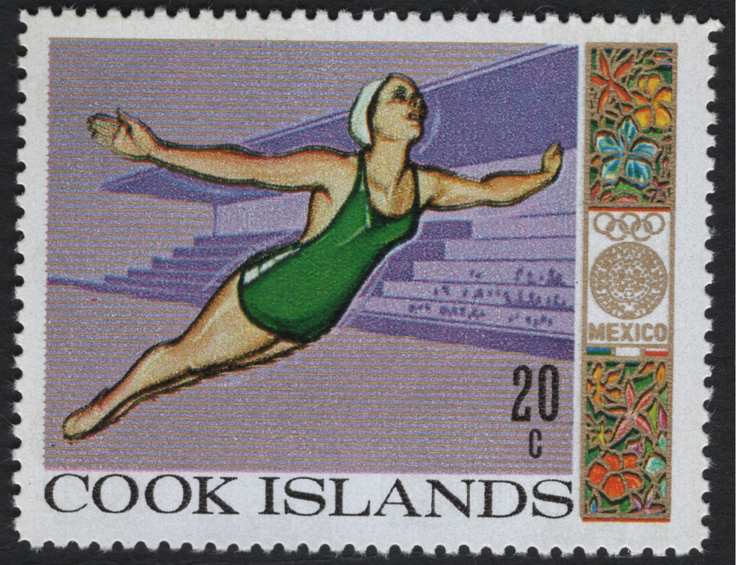 SCG7361 - Cook Islands 1968 Mexico City Olympic Games Set