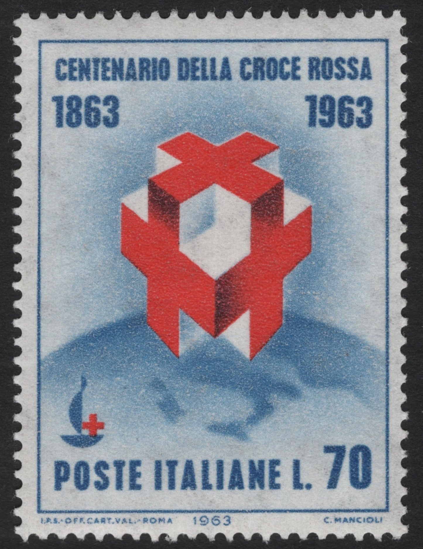 SCG6696 - Italy 1963 – Centenary of the Red Cross