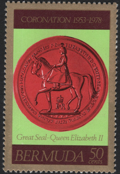 SCG7366 - Bermuda 1978 Coronation 25th Anniversary – Great Seals of the Queens