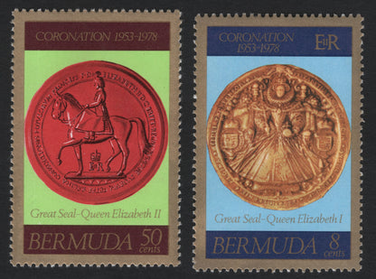 SCG7366 - Bermuda 1978 Coronation 25th Anniversary – Great Seals of the Queens