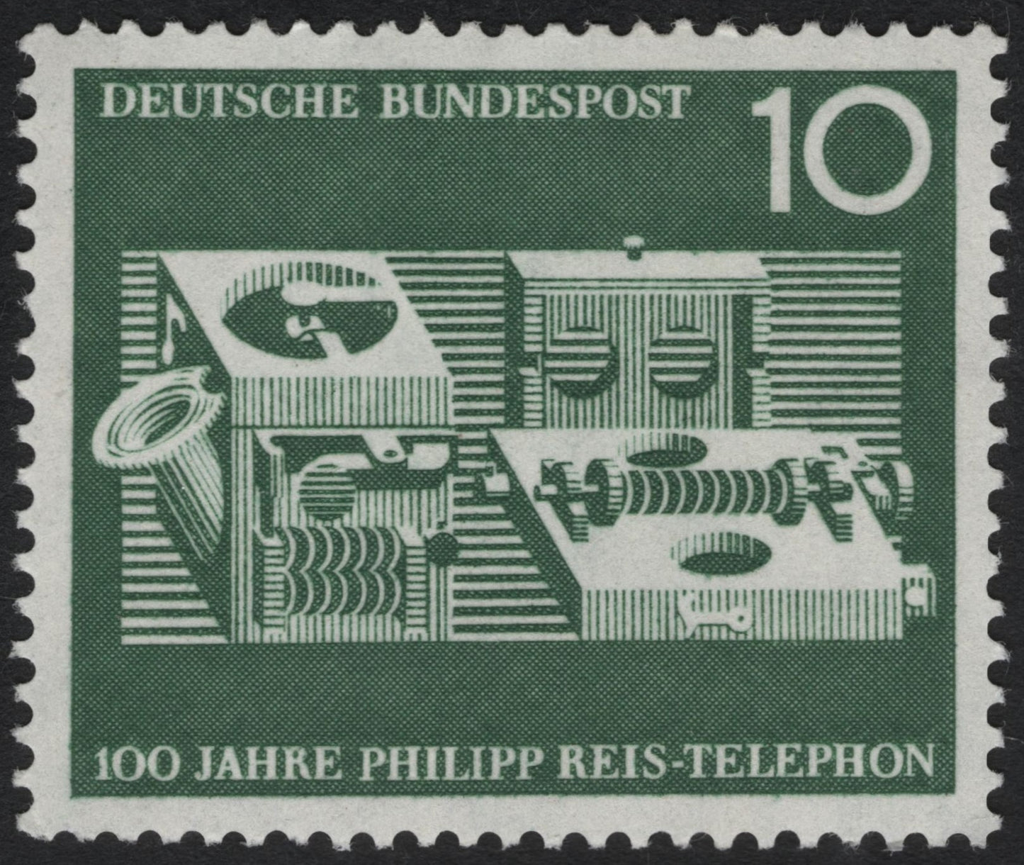 SCG9787 - Germany 1964 – “100 Jahre Philipp Reis-Telephon” – 10 Pf – Deutsche Bundespost