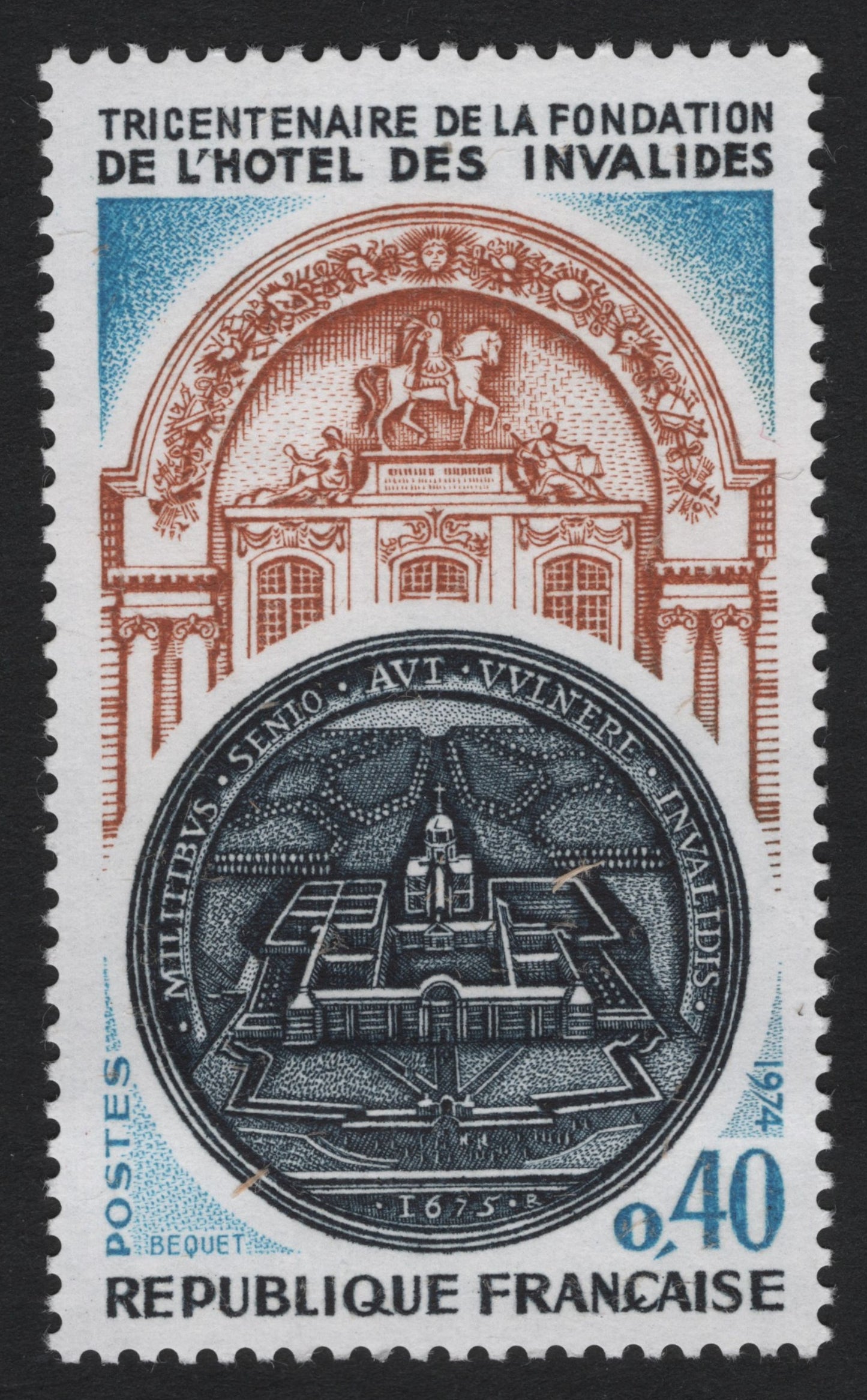 SCG8227 - France 1974 – Tricentenary of Hôtel des Invalides