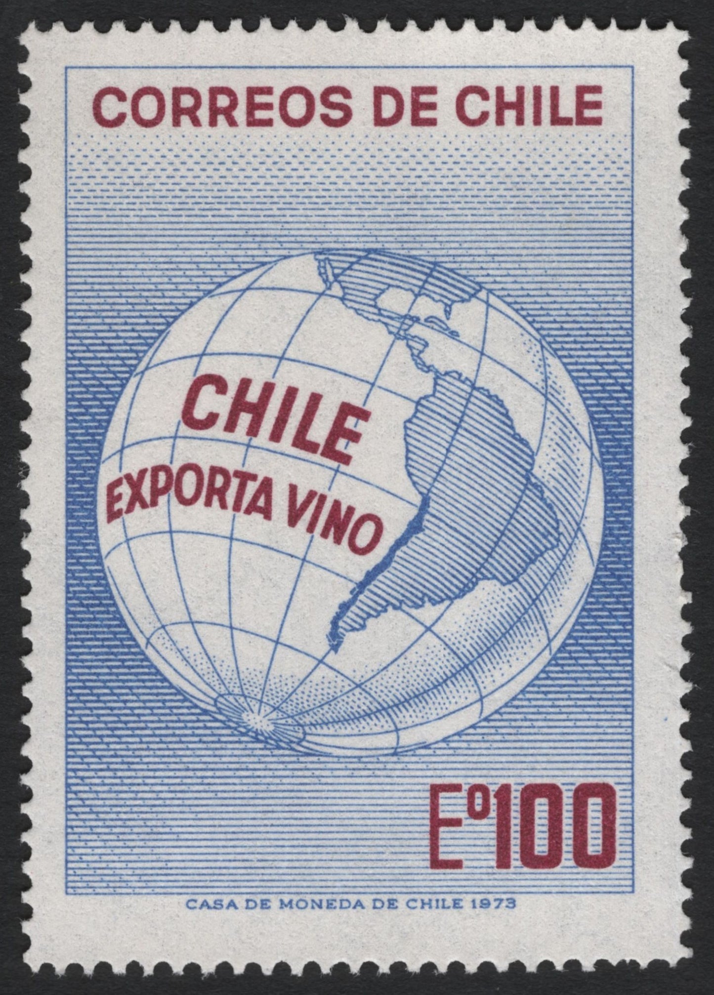 SCG6577 - Chile 1973 – “Chile Exporta Vino” (Chile Exports Wine)
