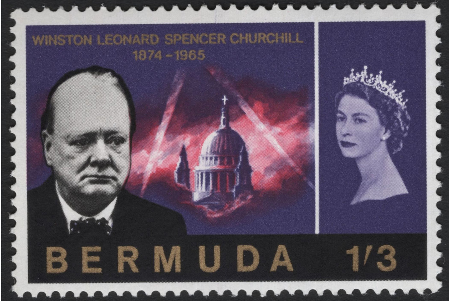 SCG7363 - Bermuda 1965 – Winston Churchill Memorial Issue