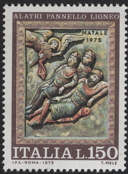 SCG7370 - Italy 1975 – Christmas Issue: Alatri Wooden Panels