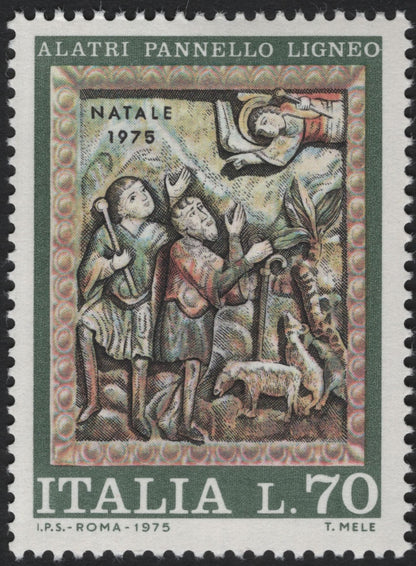 SCG7370 - Italy 1975 – Christmas Issue: Alatri Wooden Panels