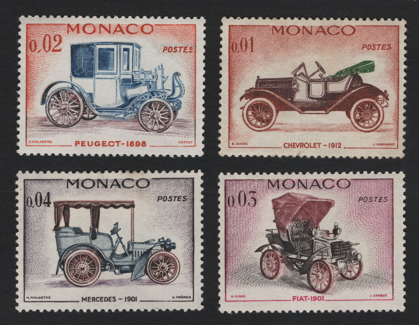 SCG8308 - Monaco Classic Cars – 1898–1912 Vintage Automobiles Series