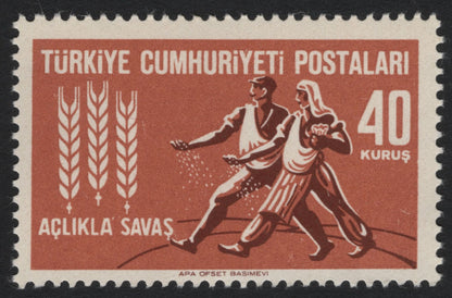 SCG7367 - Turkey “War on Hunger” Campaign Stamps (1963)