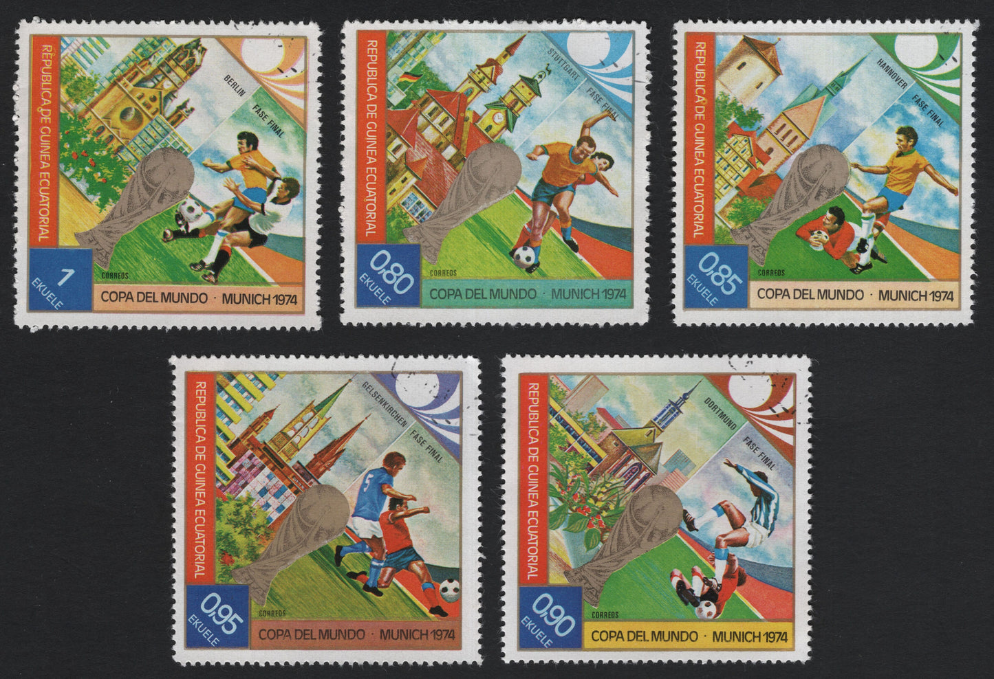 SCG8306 - Equatorial Guinea 1974 FIFA World Cup Commemorative Set