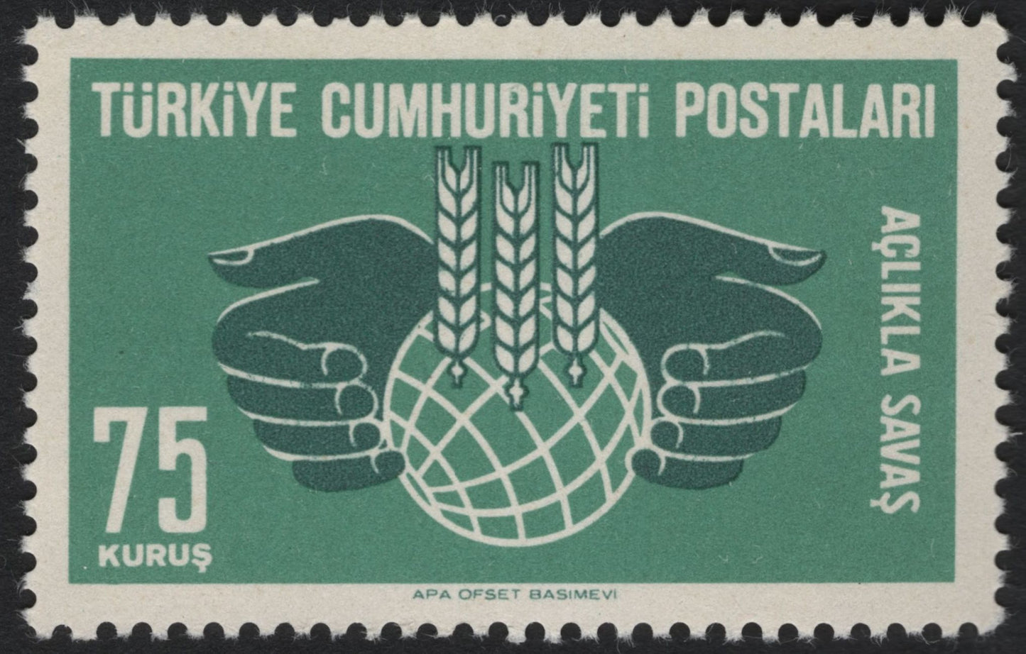 SCG7367 - Turkey “War on Hunger” Campaign Stamps (1963)