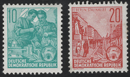SCG7374 - East Germany 1953 “Five-Year Plan” Definitives