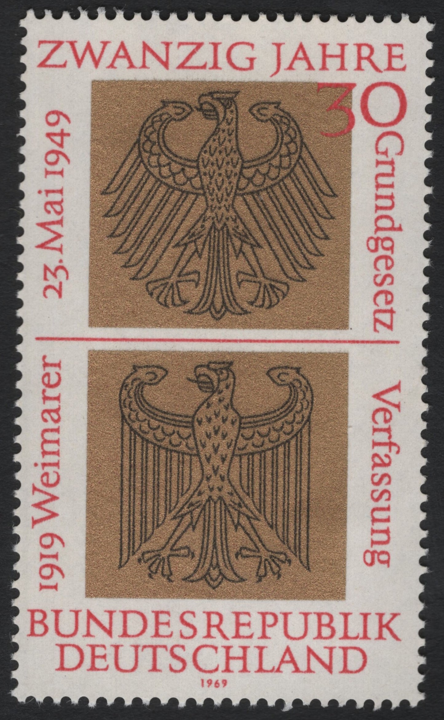 SCG6722 - Germany 1969 – 20 Years of the Basic Law (Grundgesetz)