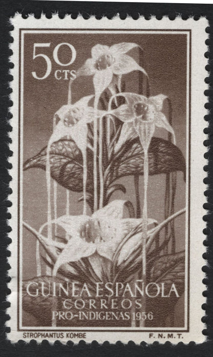 SCG7368 - Spanish Guinea 1956 – Pro-Indígenas Flora Issue