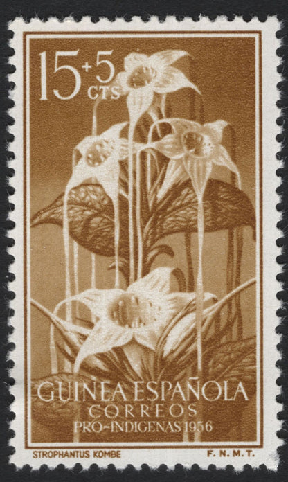 SCG7368 - Spanish Guinea 1956 – Pro-Indígenas Flora Issue