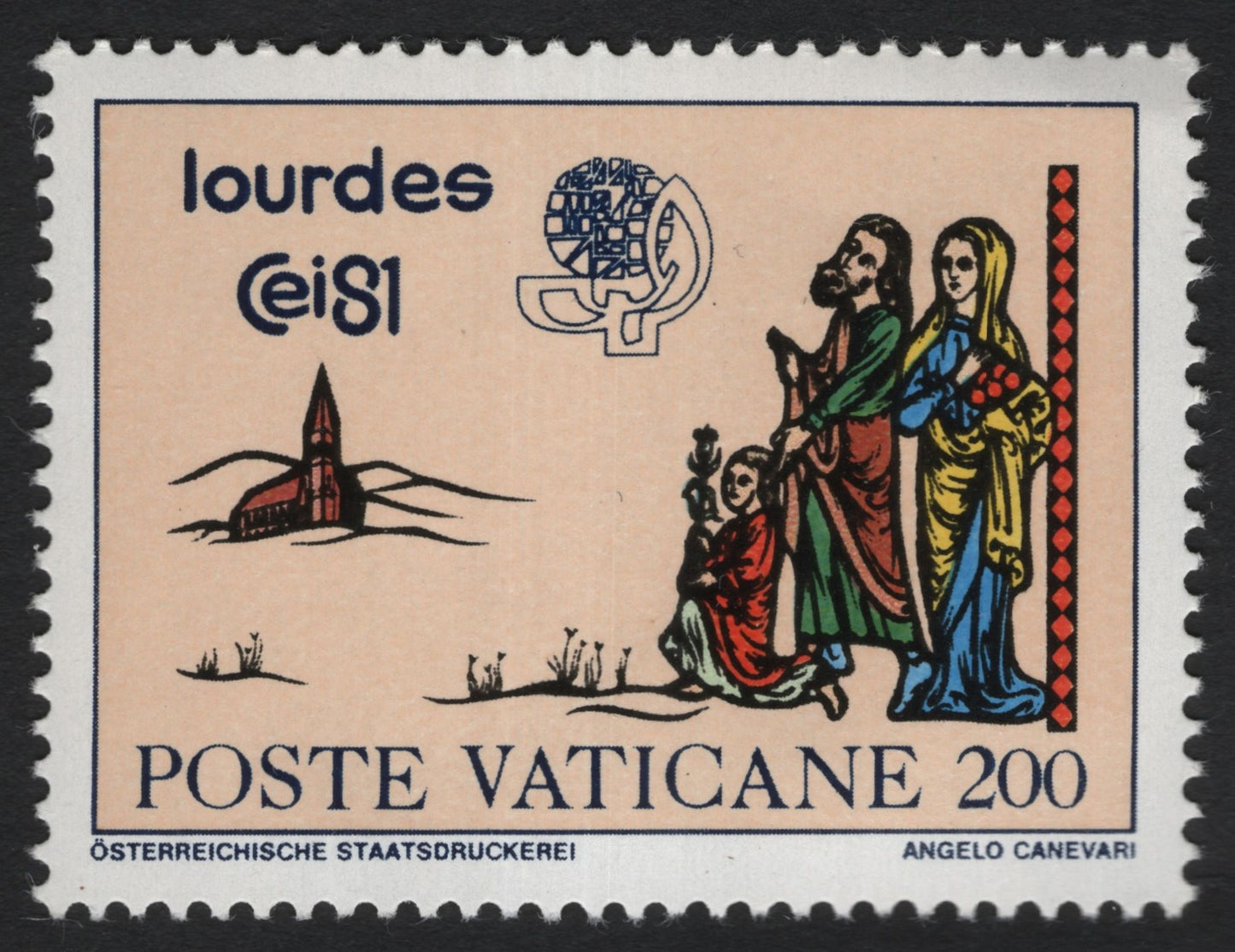SCG9814 - Vatican City 1981 – Lourdes CEI Congress, 200 Lire