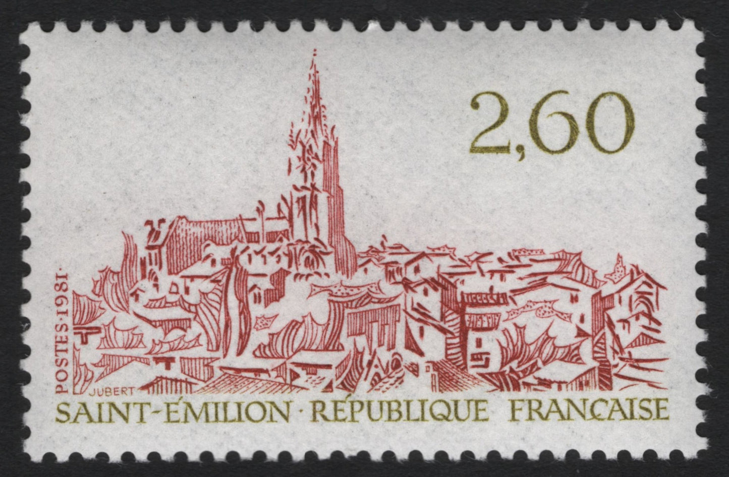 SCG10101 - 🇫🇷 France 1981 – Saint-Émilion Townscape (2.60F)
