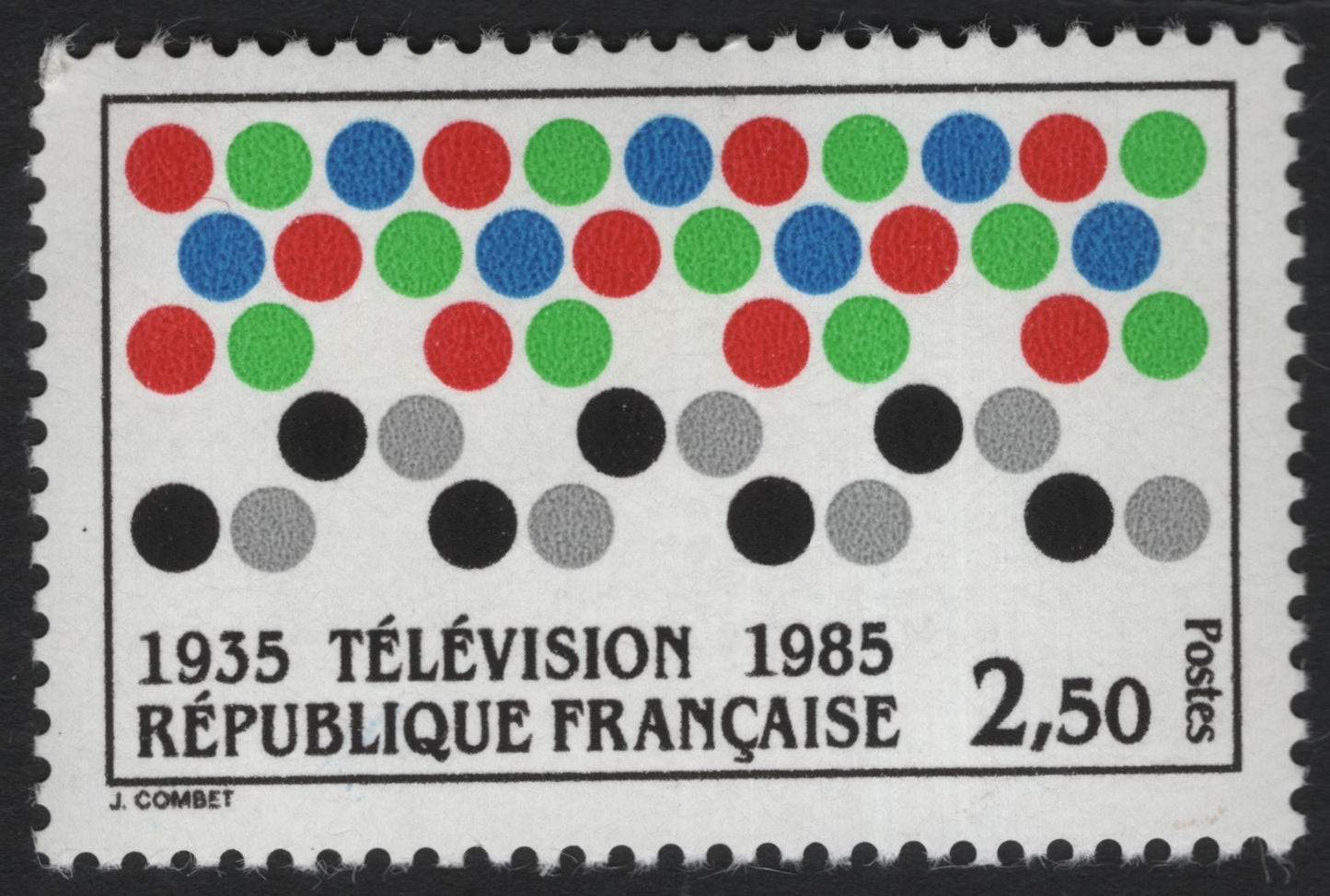 SCG10102 - 🇫🇷 France 1985 – 50th Anniversary of Television (2.50F)