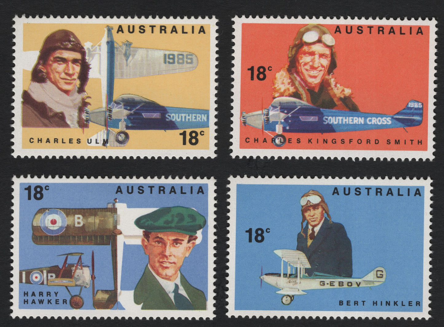 SCG7378 - Australia 1978 – Pioneers of Aviation (Set of 4)