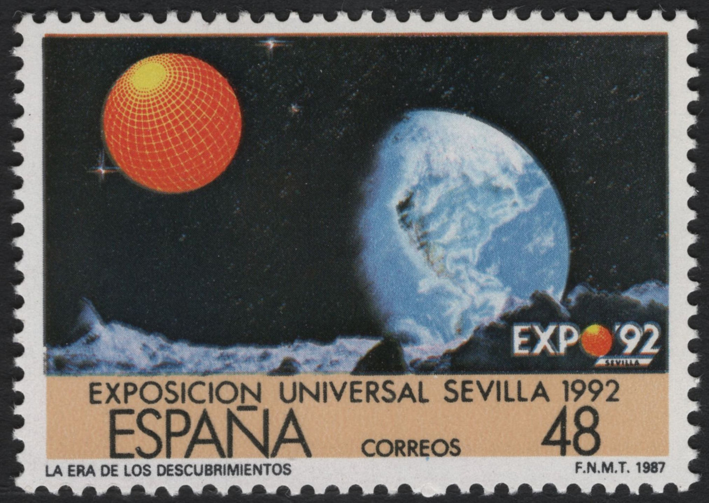 SCG8314 - Spain 1987 “Expo '92 Seville – The Age of Discoveries” Stamps