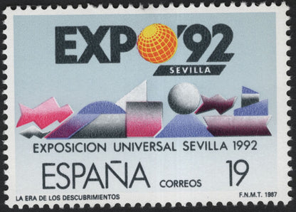 SCG8314 - Spain 1987 “Expo '92 Seville – The Age of Discoveries” Stamps