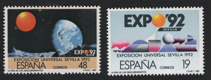 SCG8314 - Spain 1987 “Expo '92 Seville – The Age of Discoveries” Stamps