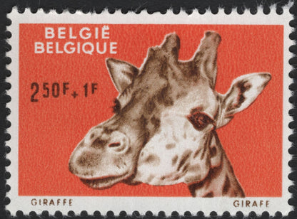 SCG8315 - Belgium 1967 “Zoo Animals” Semi-Postal Series
