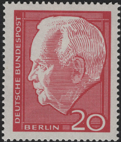 SCG7384 - West Berlin Heuss Definitives (1954–1960)