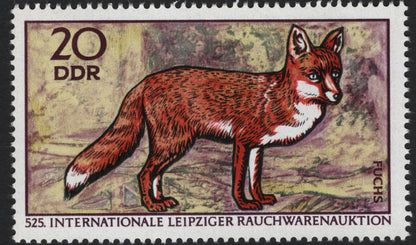 SCG7376 - East Germany 1973 – Leipzig Fur Auction Animal Series