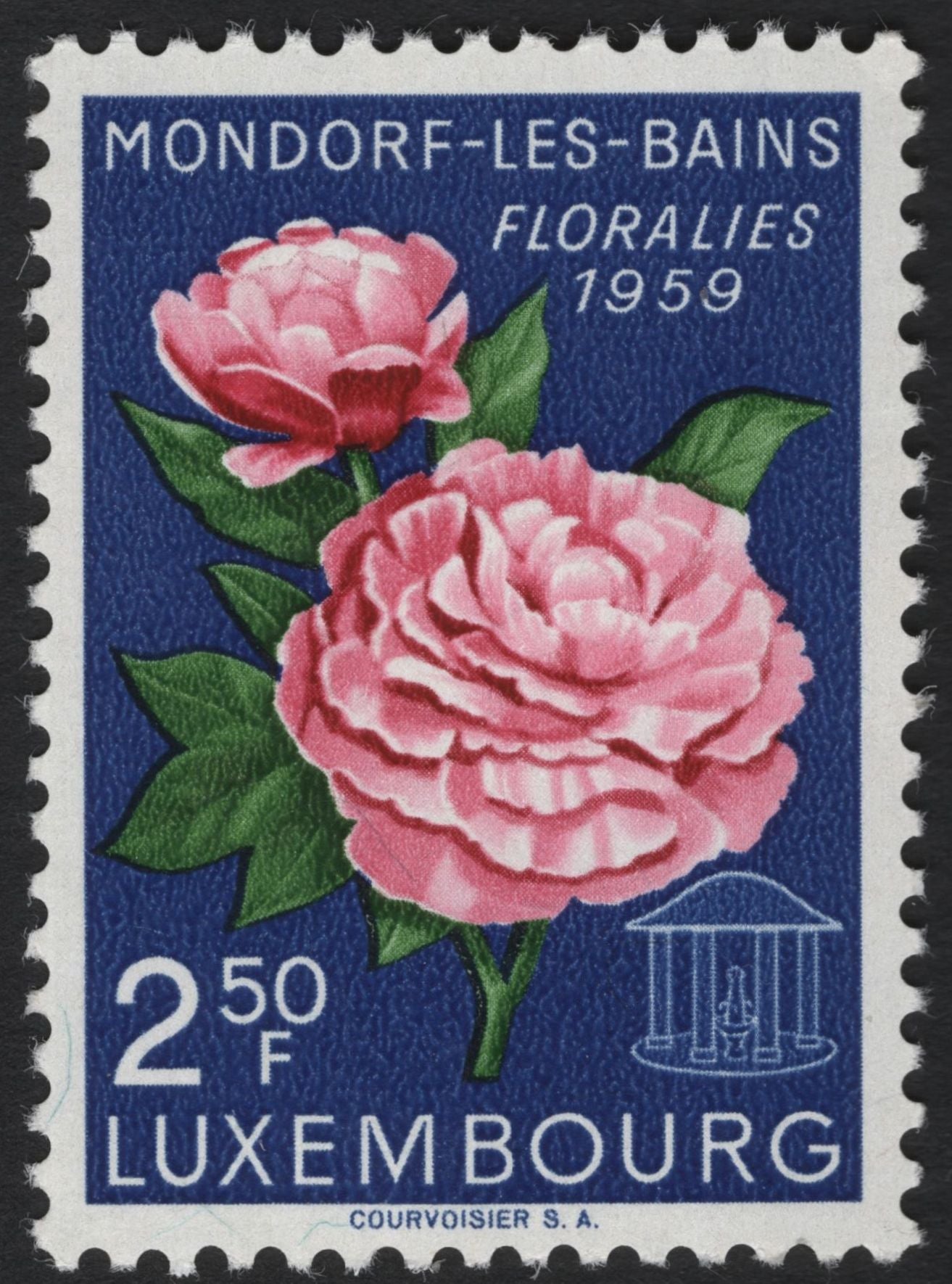 SCG8323 - Luxembourg 1959 Mondorf-les-Bains Florales — Flower Exhibition Set
