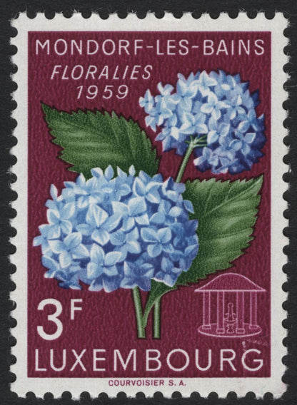 SCG8323 - Luxembourg 1959 Mondorf-les-Bains Florales — Flower Exhibition Set