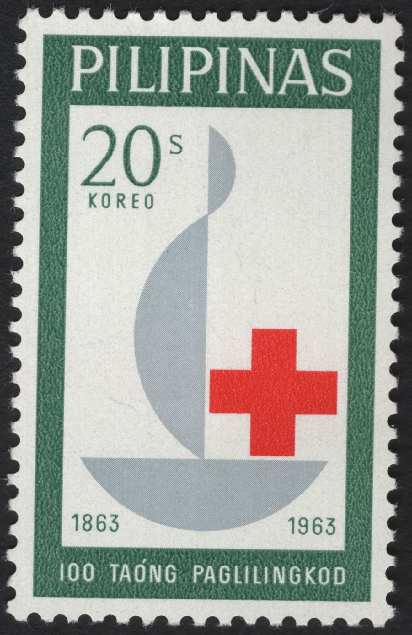 SCG8318 - Philippines 1963 Red Cross Centenary – 100 Years of Service