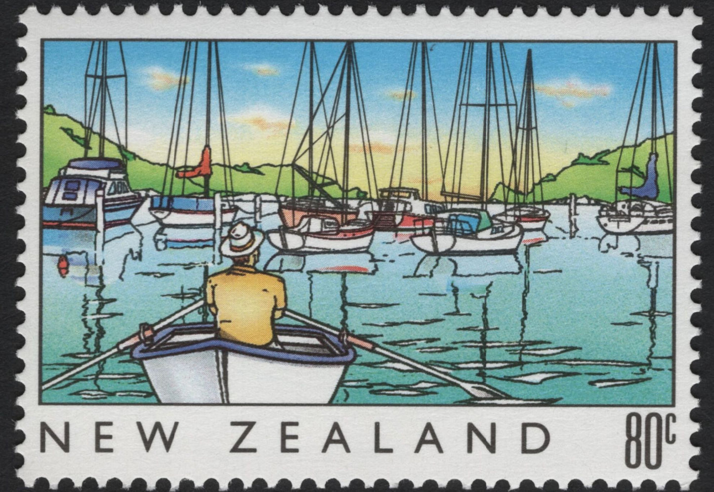 SCG8319 - New Zealand 1988 Maritime Heritage Series – Yachting and Shipping
