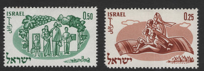 SCG11783 - Israel Immigration (Aliyah) Thematic Stamp Pair – Israel
